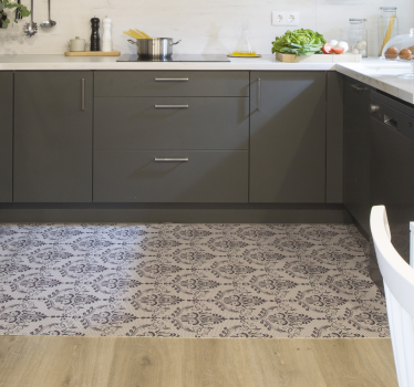 Tapete decorativo em vinil floral - TenStickers
