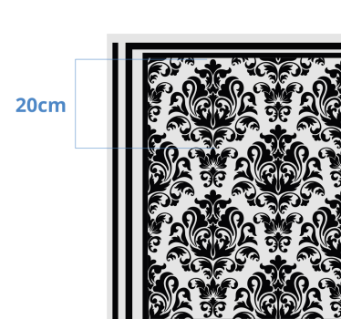 Tapete vinílico retro elegância barroca - TenStickers