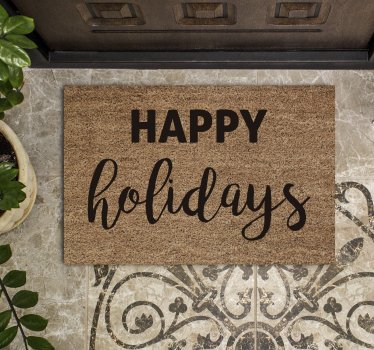 Autocolantes decorativos de Natal Frase boas festas - TenStickers