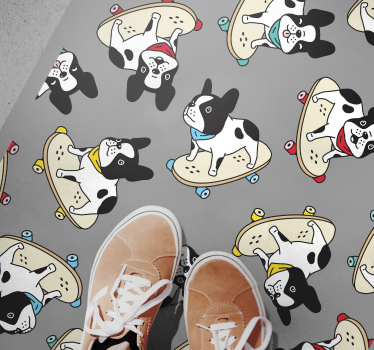 Bulldogs skatistas tapetes adolescentes para quartos - TenStickers