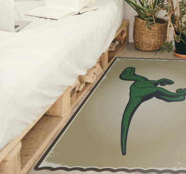 Cartoon raptor mascote dinossauro tapete animal - TenStickers