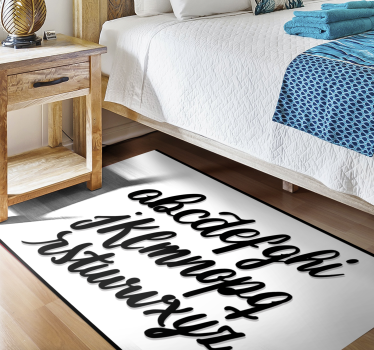 Letras do alfabeto tapetes personalizados - TenStickers