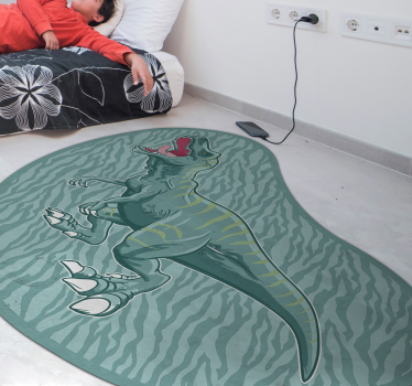 Listra tiranossauro rex dinossauro animal tapete - TenStickers