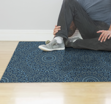 Piso de vinil em mosaico romano - TenStickers