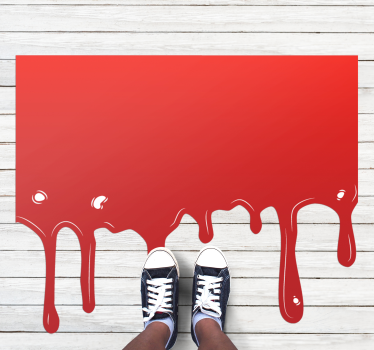 Poça de sangue esteiras de halloween - TenStickers