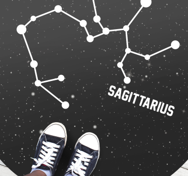 Signo do zodíaco sagitário tapetes contemporâneos - TenStickers