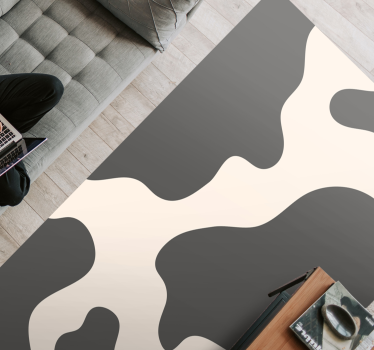 Tapete animal com estampa animal de vaca silvestre - TenStickers