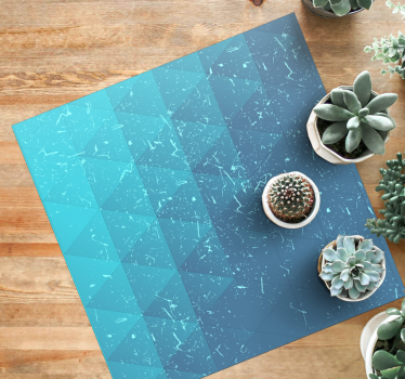 Tapete azul misturado vintage - TenStickers