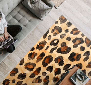 Tapete com estampa animal de pele de chita - TenStickers