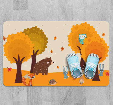 Tapete de animais fofos animais selvagens - TenStickers