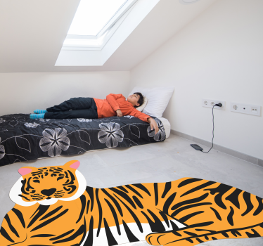 Tapete de pele de tigre com estampa animal - TenStickers