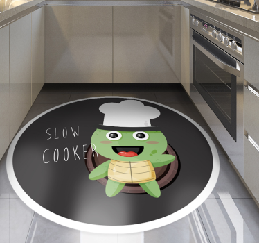 Tapete de tartaruga de fogão lento - TenStickers