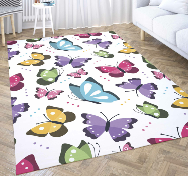 Tapete de vinil animal borboleta - TenStickers