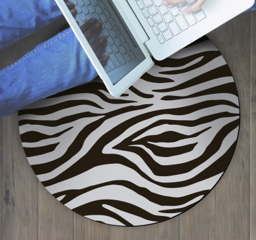 Tapete de vinil com estampa animal de zebra  - TenStickers