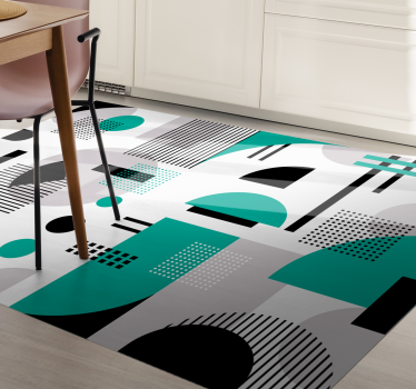 Tapete de vinil de forma geométrica moderna - TenStickers