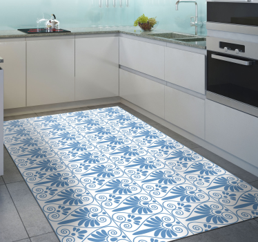Tapete de vinil estilo grego com efeito de azulejo - TenStickers