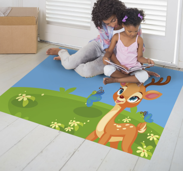 Tapete de vinil infantil bonito desenho animado - TenStickers