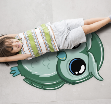 Tapete de vinil de animais Coruja fofa - TenStickers