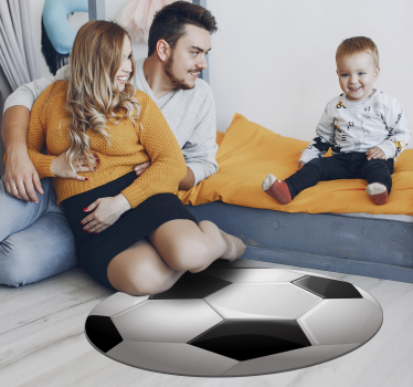 Tapete de vinil juvenil bola de futebol - TenStickers