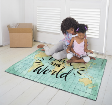 Tapete de vinil Mapa mundo  - TenStickers