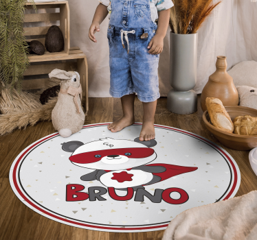 Tapete de vinil personalizado superpanda - TenStickers