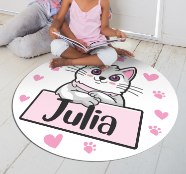 Tapete de vinil personalizável para crianças com tapete de vinil - TenStickers