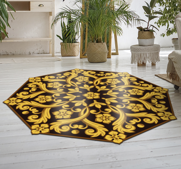 Tapete de vinil vintage Filigrana floral - TenStickers