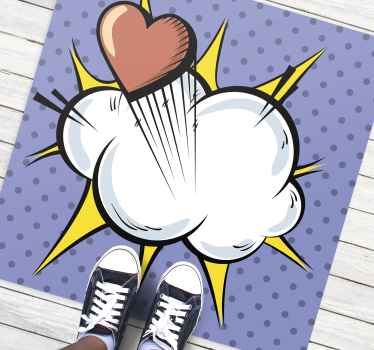 Tapete retro de quadrinhos pop art - TenStickers