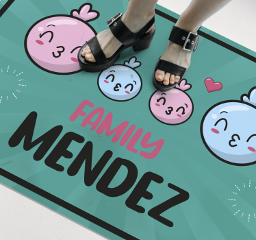 Tapete vinílico hall de entrada balões d'água personalizados - TenStickers