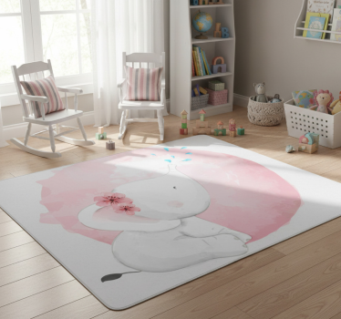 Tapete vinílico de animais África selvagem para meninas - TenStickers