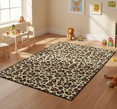 Tapete vinílico de animais estampa leopardo clássica - TenStickers