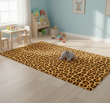 Tapete vinílico de animais estampa leopardo simples - TenStickers