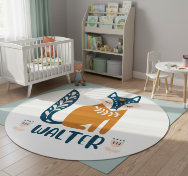Tapete vinílico de animais ilustração de raposa - TenStickers