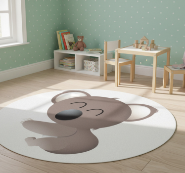 Tapete vinílico de animais koala feliz - TenStickers