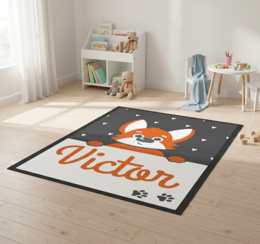 Tapete vinílico de animais pôster infantil de cachorro - TenStickers