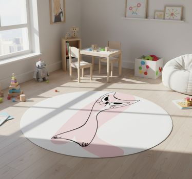 Tapete vinílico de animais silhueta brava - TenStickers