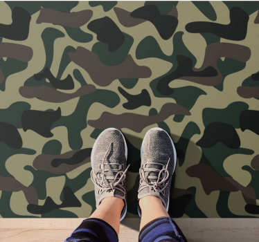 Tapete vinílico estampa de animal padrão de camuflagem - TenStickers