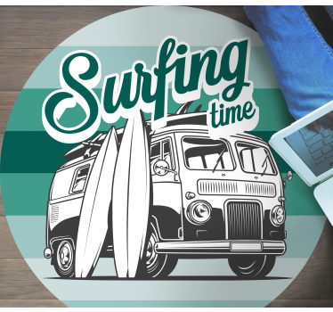 Tapete vinílico juvenil aventura de surf - TenStickers
