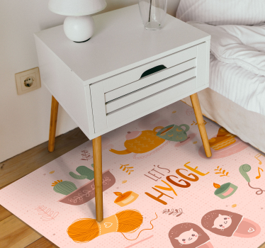 Tapete vinílico juvenil vamos hygge design aconchegante - TenStickers