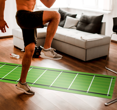 Tapete vinílico escada para treino de velocidade 5 metros - TenStickers