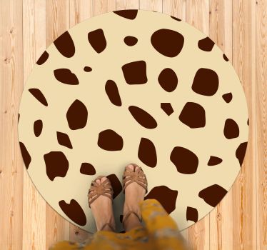 Tapete vinílico estampa de animal calor manchado - TenStickers