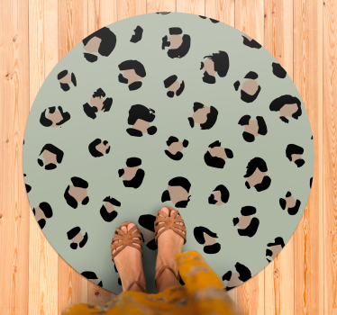 Tapete vinílico estampa de animal estética de leopardo - TenStickers