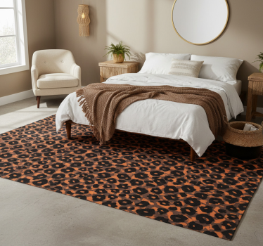 Tapete vinílico estampa de animal imitação leopardo kalahari - TenStickers