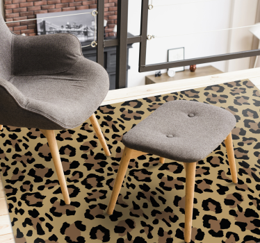 Tapete vinílico estampa de animal impressão de leopardo - TenStickers