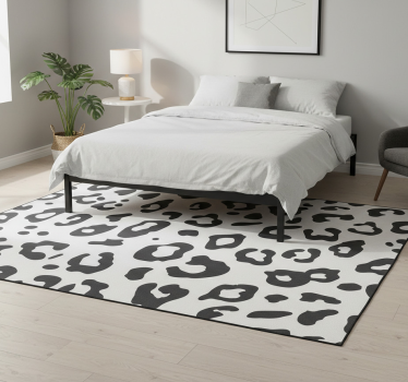 Tapete vinílico estampa de animal leopardo negro - TenStickers