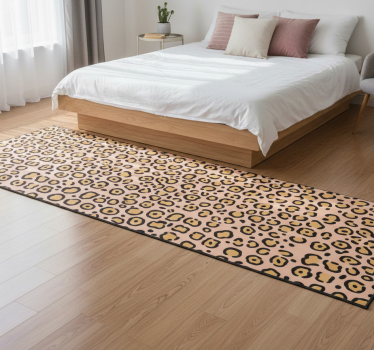 Tapete vinílico estampa de animal leopardo pastel - TenStickers