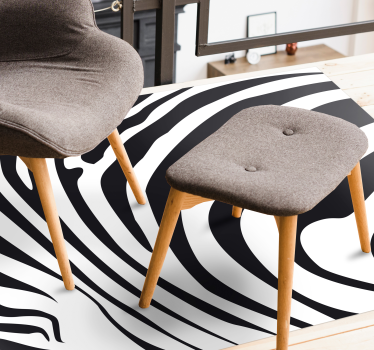 Tapete vinílico estampa de animal linhas de zebra - TenStickers