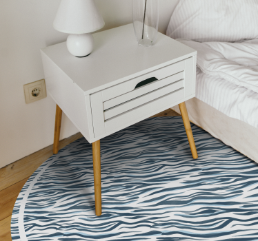 Tapete vinílico estampa de animal onda zebra estilosa - TenStickers
