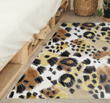 Tapete vinílico estampa de animal padrão elegante - TenStickers