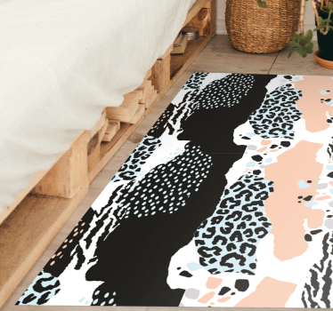 Tapete vinílico estampa de animal padrão leopardo elegante - TenStickers